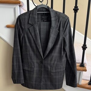 Sanctuary Black Plaid Blazer
